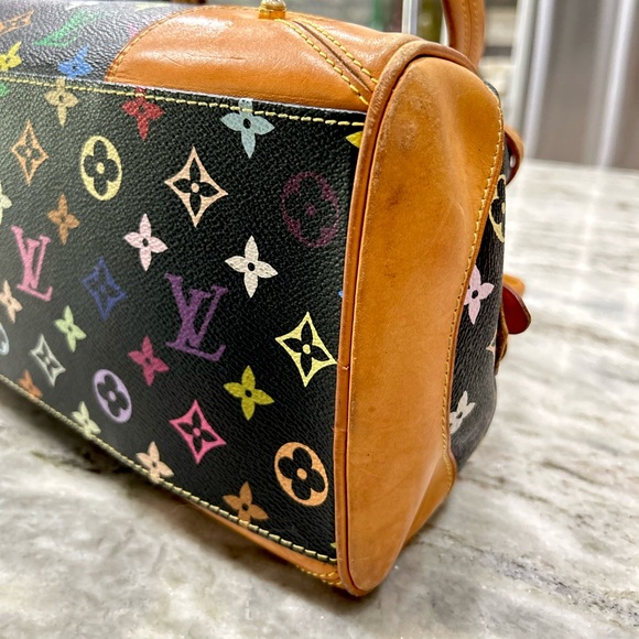 Louis Vuitton Claudia Black Multicolored Murakami Bag - Picture 10 of 17
